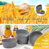 EI 8pcs Wheat Straw Bowls, 28oz Unbreakable Reusable Plastic Bowls, Microwave and Dishwasher Safe, BPA Free