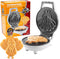 Thanksgiving Turkey Mini Waffle Maker, 4" Electric Nonstick Waffler Iron for Holiday Breakfast, Fun & Festive