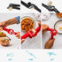 2-In-1 Dreamfarm Garject Lite Garlic Peeler, Garlic Press & Mincer with Garlic Peel Ejector, Nylon - Black