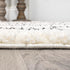 JONATHAN Y MOH410A-3 Cami Moroccan Style Diamond Shag Indoor Area Rug, White/Gray, 3 X 5