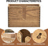 Countertop KIRIGEN Wood Paper Towel Dispenser - Wall Mounted Paper Towel Holder for Kitchen Restroom Decor and Bathroom