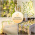 33ft 100 KASZOO LED Vine with Fairy Lights with Remote, Fake Vines String Lights Battery/USB Operated, Ivy Garland