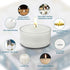 Ner Mitzvah Tea Light Candles, 100 Bulk Pack, White Unscented Tealight Candles in Clear Cup