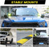 F150 Hood Light Mount Brackets, Pillar Pods Mounts, Hood Hinges LED Work/Cube Light Mount Brackets Compatible with F150