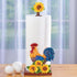 Charming Rooster & Sunflower Paper Towel Holder for Kitchen