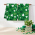FUTBU Set 2 18x26 Inch St. Patrick's Kitchen Towels, Green Clover Shamrock Dish Towels of for Bathroom Decorations