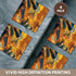 3dRose cst_83365_3 Pietersite Stone in Namibia, Set of 4 Artistic Abstract Jaynes Gallery Ceramic Tile Coasters