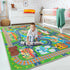 2 Packs 3'x4'/ 36"x48" Car Rug Play Mat for Kids Toy Cars, Road Traffic Playmat for Kid Bedroom, Non-Slip Machine