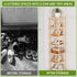 7 Closet Vertical Tall Shoe Rack For Entryway - Tall Tier Free Standing Slim Narrow Bamboo Wood Shoe Boots Storage