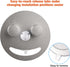 MAISEEN Mommy (1-Pack Smiley face sponge holder, kitchen Sink Caddy Organizer with Suction cup,Made of rust-proof