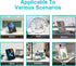Assemble Acrylic Display Stand without Ledge, 4.5 Inch Clear Book Display Easel Holder for Display