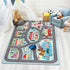 LIVEBOX Kids Rug 3'x5' Car Rug Play Mat for Playing Cars, City Life Educational Carpet for Children
