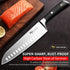 MAD SHARK 8-inch Kitchen Knife, Chef's Santoku Knife, German High Carbon Stainless Steel, Super Sharp with Gift Box