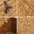 YRHOME Seagrass Rattan Basket with Lid, Hand-woven Rectangular Household Storage Basket for Organizer Boxes