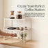 Set 2 12.6''W 44 LBS Counter Countertop of Cabinet Organizers Load Capacity Heavy Duty Kitchen Pantry Shelves Storage
