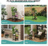 4-Tier viewcare Plant Stand, Heavy Duty Metal Planter Rack -Indoor/Outdoor Shelves - Display Multiple Flower Pots, Iron