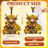 Summer Countertop Sunflower Highland Cow Paper Towel Holder Sunflower Floral Cattle Kitchen Bathroom Decor Farmhouse