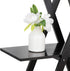 Nouva 4 Tier Ladder Bookshelf Storage Shelves, A Frame Wooden Ladder Open Display Shelves Floor Shlef Storage Furniture
