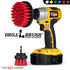 Drill Brush Outdoor Cleaning Attachment - Headstone Cleaning and Restoration - Concrete Stain Remover - Outdoor Garden
