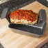 Healthy Meat Loaf Pan Set Ecolution Bakeins – Loaf Pan and Perforated Tray – Heavy Duty Carbon Steel – Gray – 9” x
