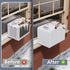 Flamorrow Window Air Conditioner Insulation Cover, 3 Layers Heavy Duty Dustproof Cover for U-shaped Window Unit