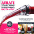 VINABON Wine Aerator Pourer Spout 2025 – Professional Wine Aerator for Improved Flavor and No-Drip Design