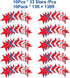 10 Pack 4th of July Decorations - 130Ft/330 Patriotic Star Streamers Banner Garland Hanging Independence Day Decor