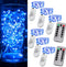 6 Pack Fairy Lights Battery Operated String Lights with Timer 2PCS Remote