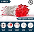 Indoor,100 Count Light,21.4 Joiedomi Christmas String Lights Mini Red FT Lighting Decor for Patio Dorm Classroom