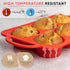 Regular Size 6 Cup Silicone Muffin Pans for Baking, Non-Stick Silicone Cupcake Pans, BPA-Free