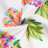 ONWAY Summer Throw Pillow Cover 18x18 Tropical Pineapples Floral Cushion Case for Happy Summer Decor