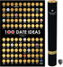 Divalis 100 Dates Scratch off Bucket List, Scratchable Motivational Achievements Checklist Poster, Black and Gold