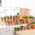 Yishang 3 Inch Small Terracotta Clay Pots, Pack of 22 Mini Hand Craft Nursery Plant Pot for Home Garden