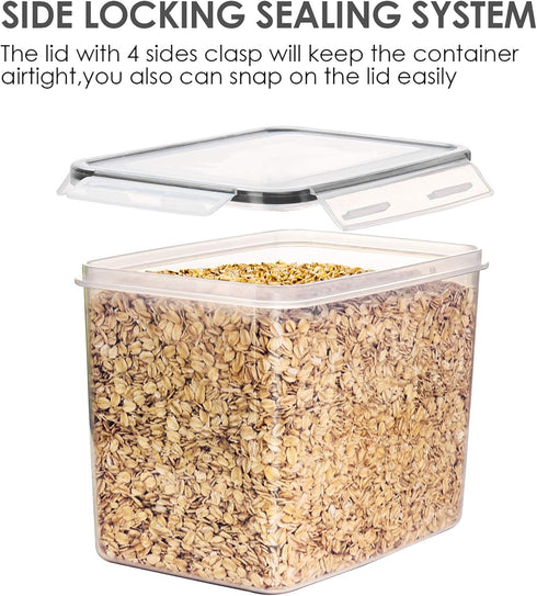 6 24 Vtopmart Airtight Food Storage Containers Pieces - Plastic BPA Free Kitchen Pantry Storage Containers
