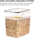6 24 Vtopmart Airtight Food Storage Containers Pieces - Plastic BPA Free Kitchen Pantry Storage Containers