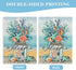Welcome Summer Decorative Garden Flag, Mason Jar Beach Coastal Coral Starfish Shell Sea Horse, 12 x 18 Double Sided