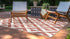 Unique Loom Outdoor Collection Area Rug - Napa, 2' 2' x 3' 1' Rectangle, Rust Red/Ivory