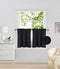 Elegant Home 2 Panels Tiers Small Window Treatment Curtain, Insulated Blackout Drape, 28" W x 24" L