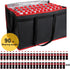 2 Pack XXXL Insulated Food Delivery Bag Black Red Cooler Bags Keep Food Warm Catering Therma for doordash Catering