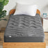SLEEP ZONE Extra Long Twin Cooling Mattress Topper for College Dorm, Premium Zoned Cool Mattress Pad Cover