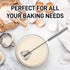 Zulay Kitchen Egg Beater Whisk, Push Whisk for Cooking, Hand Mixer Manual, Mini Whisk for Baking