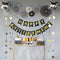 Retirement Party Decorations Supplies, Black and Gold Happy Retirement Banner, Star Shape Foil Balloons, Folding Paper