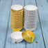 Elcoho 600 Pieces 1.25 Inch Mini Foil Metallic Cupcake Liners Muffin Paper Cases Baking Cups, Gold and Silver