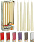 BOLSIUS Ivory Taper Candles, 10 Pack Unscented 10 Inch Dinner Candle Set, Premium Quality, Smokeless