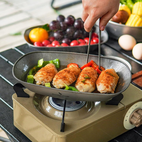 Boundless Voyage Ultralight Titanium Dinner Plate with Carry Bag, Dishwasher Safe, Ti1143T
