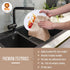 24 Pack 7 9 Inch Sunny zzzZZ Kitchen Dishcloths - Does Not Shed Fluff - Reusable Dish Towels, Dish Cloths, Super