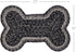 VHC Brands Sawyer Mill Black White Medium Bone Rug, Indoor/Outdoor 15x23 for Home Decor