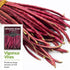 2 Packs Survival Garden Seeds - Red Noodle Asparagus Bean Seed for Planting - with Instructions to Plant and Extremely