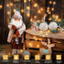 2 Pack 16.4Ft 50 5 Timer Fairy Lights Battery Operated LEDs Silver Copper Wire Twinkle String Lights with Timer