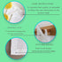 Flour Sack Kitchen Towels, Cotton Blank Tea Towels, Thick Absorbent Quick Dry, 18"x28", 6 Pack for Baking